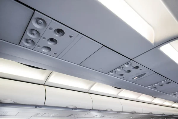 Airplane interior — Stock Photo, Image