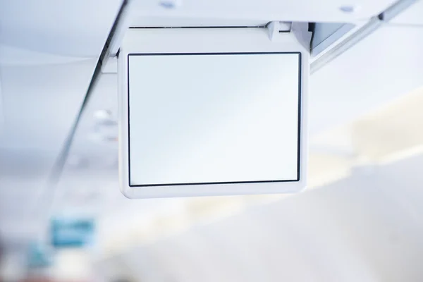 Ecran de afișare a avionului — Fotografie, imagine de stoc