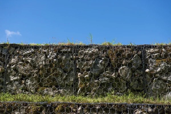 Οδόφραγμα τοίχο βράχου — Φωτογραφία Αρχείου