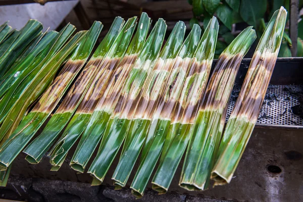 Kanom Jark, Thai sweetmeat made — Stock Photo, Image