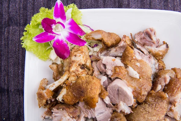 Fried pork's leg — Stock Photo, Image