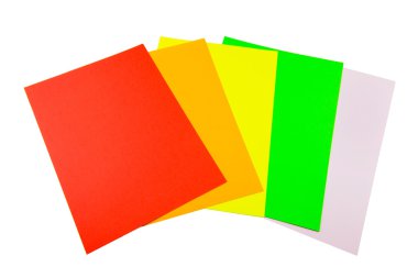 Renkli kare kağıtlar