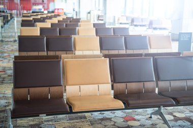 Modern Havaalanı terminal bekleme odası