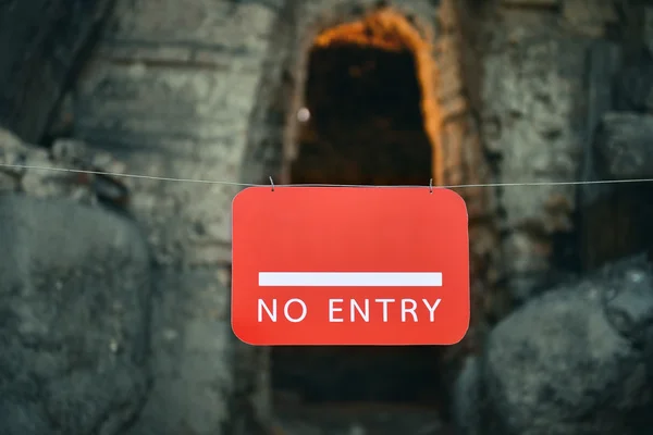 No entry sign — Stock Photo, Image
