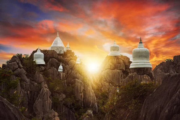 Invisível wat para banho pu pha dang templo — Fotografia de Stock