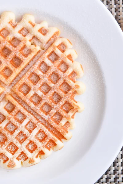 Fresh baked waffle — Stock Photo, Image