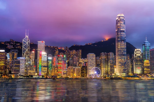HONG KONG - GIUGNO 09: Paesaggio urbano di Hong Kong da Star of Av — Foto Stock