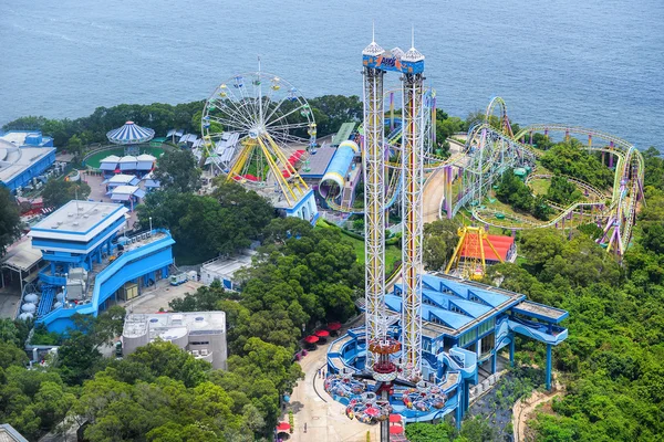 OCEAN PARK, HONGKONG - JUNE 11, The Landscape of All area at Ocean Park, The wondeful Anusement park in Hong Kong on JUNE 11, 2015. — Stock Fotó