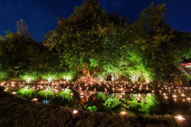 Visakha Puja Day,The ceremony is held to commemorate the birth of Buddha, enlightenment and death