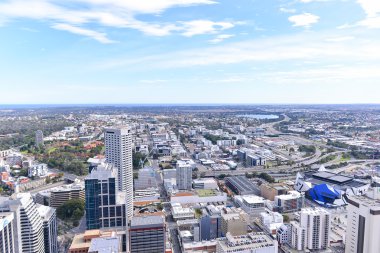 Perth şehrin panoramik görünüm