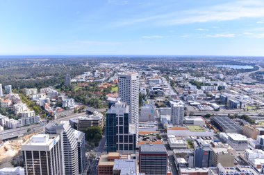 Perth şehrin panoramik görünüm