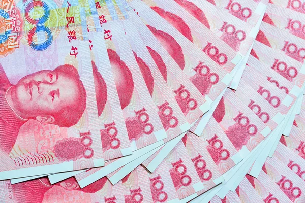Yuan ou RMB, Moeda Chinesa — Fotografia de Stock