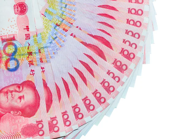 Yuan or RMB, Chinese Currency — Stock Photo, Image