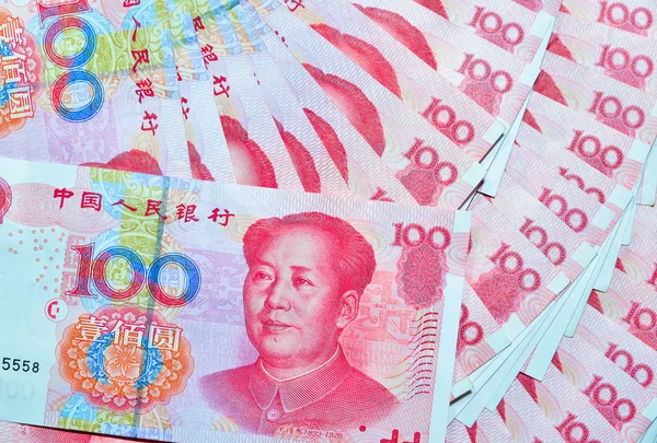 Yuan or RMB, Chinese Currency — Stock Photo, Image