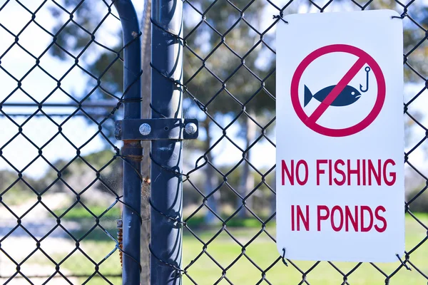 Fără avertisment privind semnele de pescuit — Fotografie, imagine de stoc