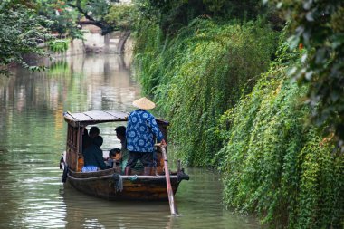 SUZHOU,CHINA - OCT 04 : Suzhou town is one of the oldest towns in the Yangtze Basin on October 04,2015 in southeastern Jiangsu Province of East China.