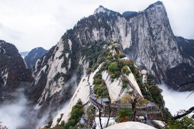 Huashan dağa. 