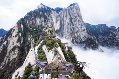 Huashan dağa. 