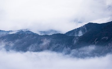 Huashan dağa. 