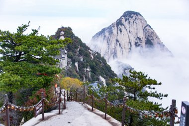 Huashan dağa. 