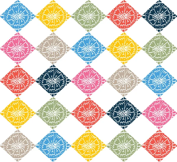 Ornate colorful pattern — Stock Vector