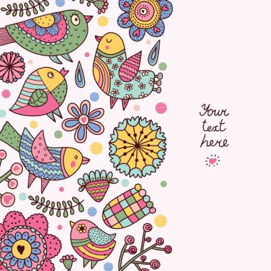 Cute bahar arka plan