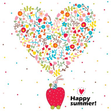 Komik Tavşan arabaya gidiyor.