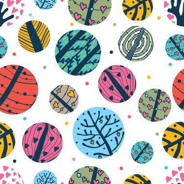 Botanik motifi seamless modeli