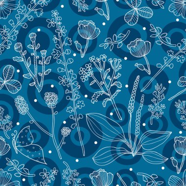 çiçek desenli polka noktalı