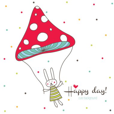 mantar ile uçan tavşan