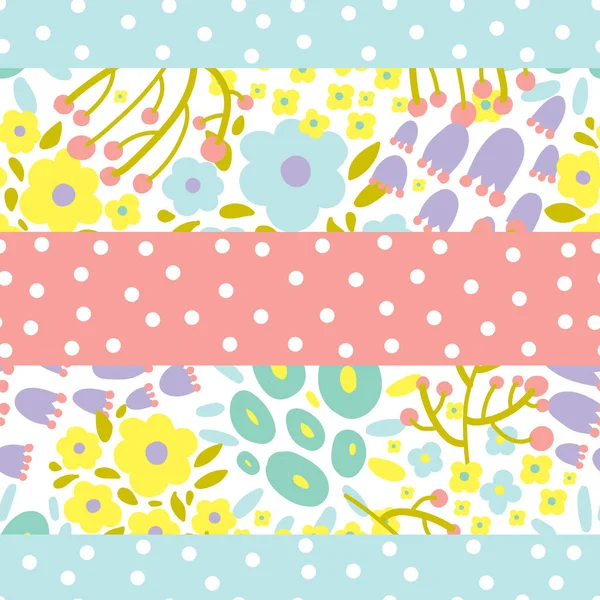 Bahar çiçeğiyle sevimli, dikişsiz desen. Klasik çiçek illüstrasyonu. Moda baskıları için şablon.