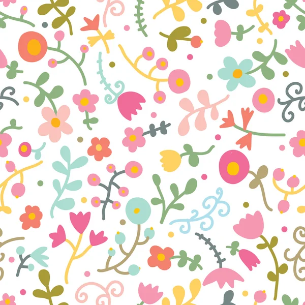 Цветочный весенний узор — стоковый вектор