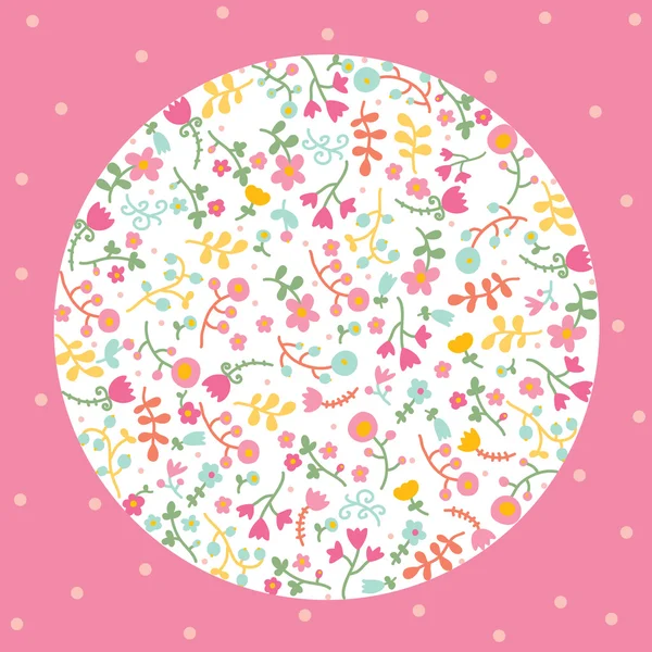 Illustration motif printemps . — Image vectorielle