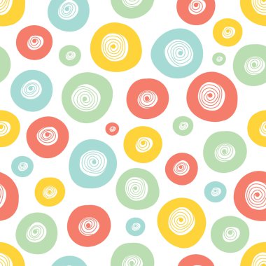 renkli polka dot