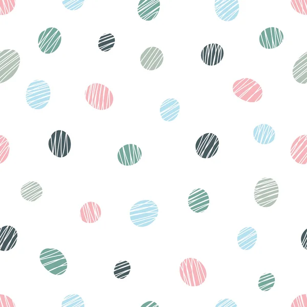 Polka dot stof — Stockvector