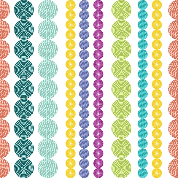 Patrón de puntos coloridos — Archivo Imágenes Vectoriales
