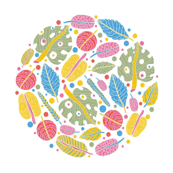 arka plan ile çizilmiş yaprakları