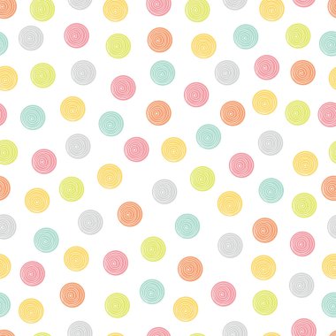 sevimli polka noktalı deseni