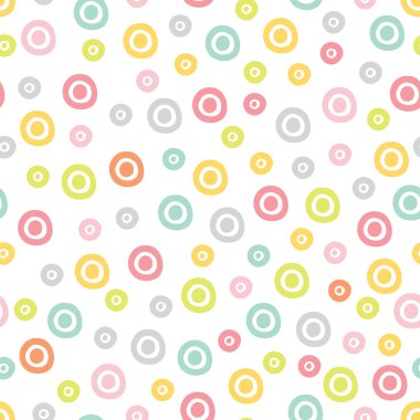 Polka noktalar pürüzsüz desen