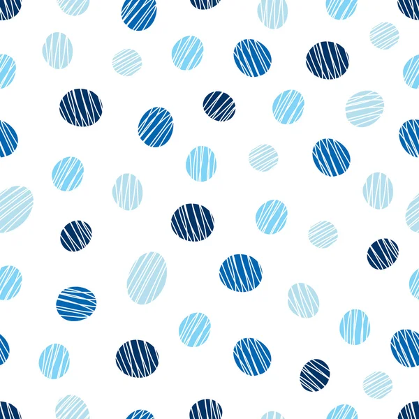 Mavi polka dot kumaş