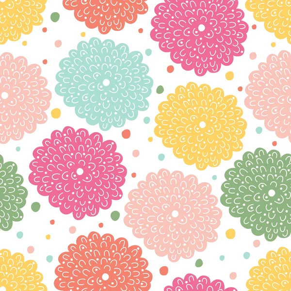 Seamless floral pattern — Stock Vector