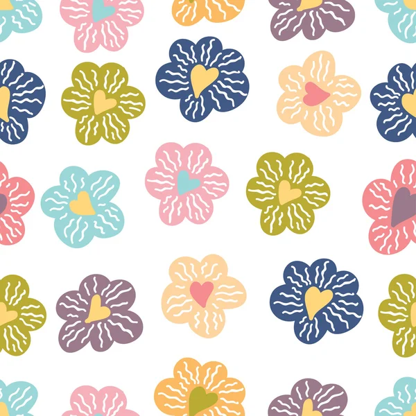 Model floral fără sudură — Vector de stoc