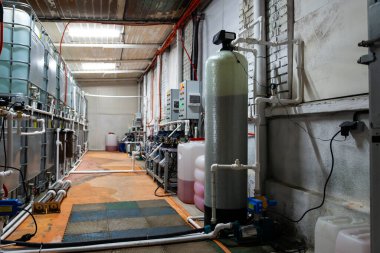 Otomatik su süzme sistemi. araba yıkama konsepti