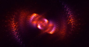 3B soyut yuvarlak ışık arkaplanı oluşturma