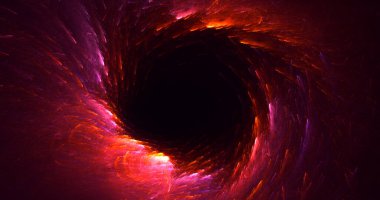 3B soyut yuvarlak ışık arkaplanı oluşturma