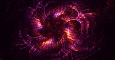 3B soyut yuvarlak ışık arkaplanı oluşturma