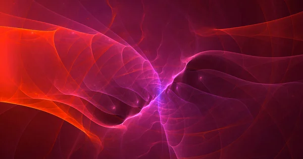 Rendering Abstract Red Fractal Light Background — Stock Photo, Image