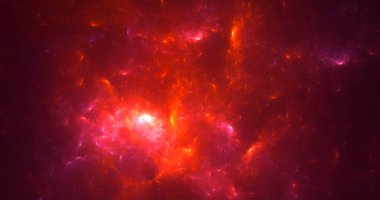 Soyut çok renkli fraktal ışık arkaplanı 3B görüntüleme