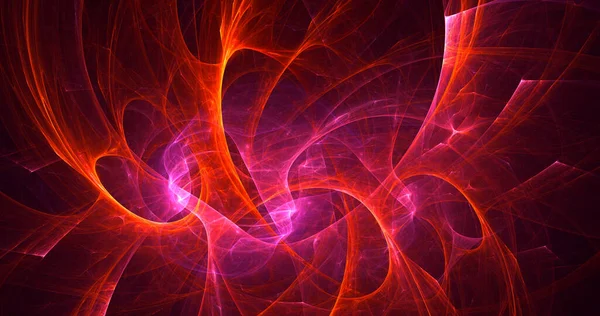 Soyut çok renkli fraktal ışık arkaplanı 3B görüntüleme