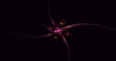 Soyut çok renkli fraktal ışık arkaplanı 3B görüntüleme